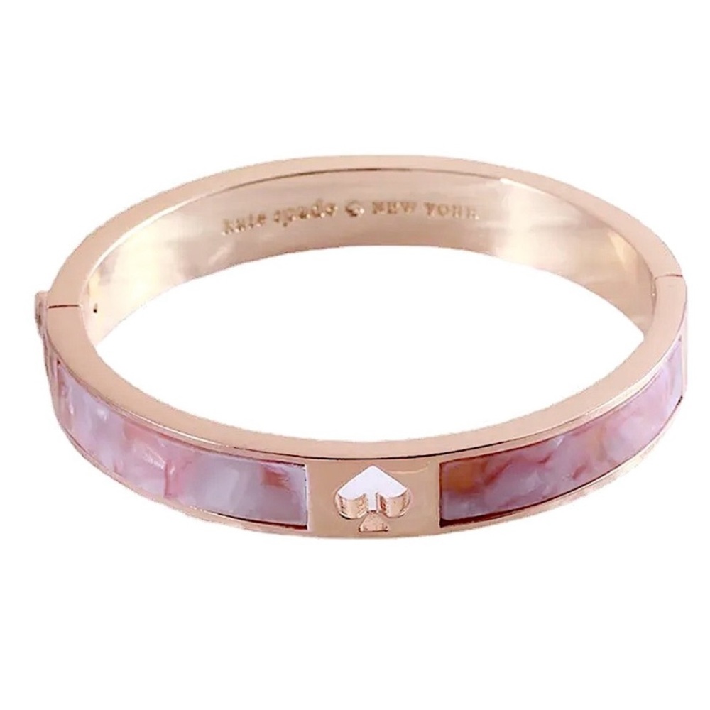 Kate Spade Pink and Gold Heart Bracelet - Picture 2 of 8